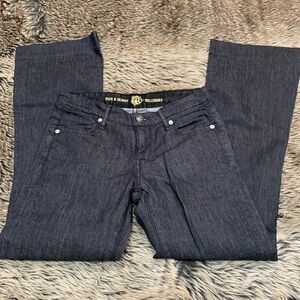 Rich & Skinny Flare Leg Jean in Dark Size 25